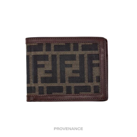 🔴 Fendi Bifold Wallet - FF Zucca - Picture 1 of 9